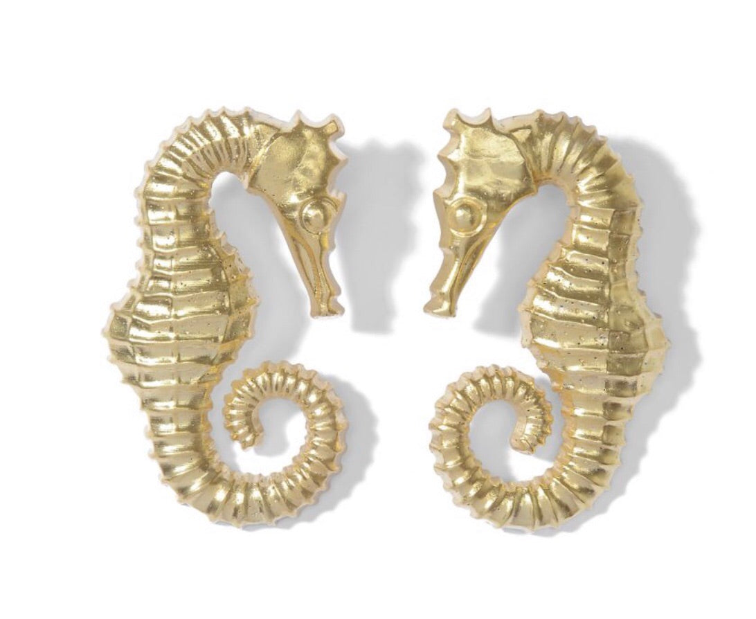 24kt gold Seahorses